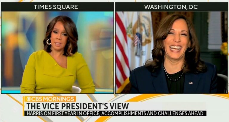 Kamala Harris Cackles When Confronted on Biden’s Lie that He Would “Shut Down the Virus” (VIDEO)