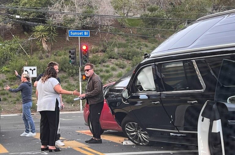 Arnold Schwarzenegger Involved in Serious Car Crash, Crushes Prius, Injures Woman with His Monster SUV