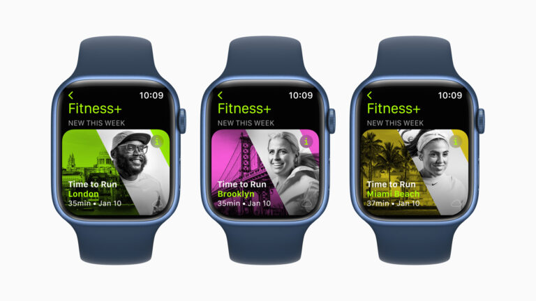 Apple Fitness+ will add an audio-based running feature on January 10th