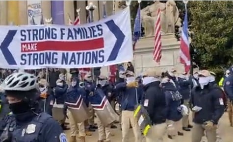Feds on Parade… Mysterious Khaki-Clad Patriot Front Group Hijacks March for Life Today in Washington DC