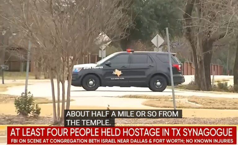 Armed Pakistani Hostage-Taker at Texas Synagogue Reportedly Planted Bombs at Undisclosed Locations