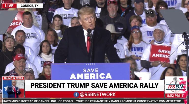 Trump Praises Canadian Truckers – Calls on Congress to Rehire EVERY Soldier or Marine Fired by Joe Biden over Vaccine Mandate (VIDEO)
