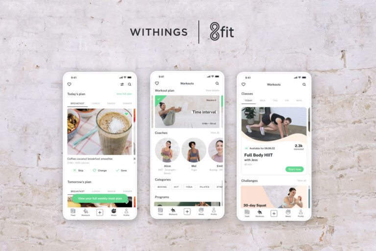 Withings buys personalized fitness app 8fit