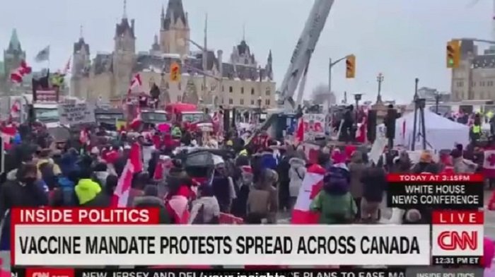 CNN Calls Canadian Trucker ‘Freedom Convoy’ A ‘Nationwide Insurrection’ And ‘Sedition’