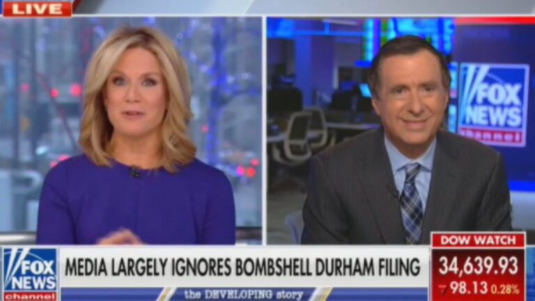 Fox News’ Howard Kurtz Says Mainstream Media ‘Absolutely Determined To Ignore’ Durham Hillary Revelations