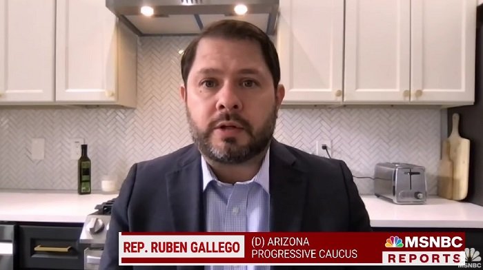 Rep Ruben Gallego Wants American ‘Freedom Convoy’ Trucks Seized