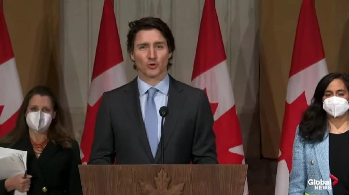 After Invoking Emergency Powers, Trudeau Announces Canada Will ‘Stand Against Authoritarianism,’ Announces Sanctions Against Russia
