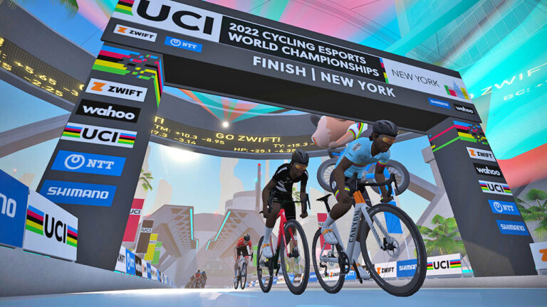 Zwift is holding a cycling esports event in a virtual NYC