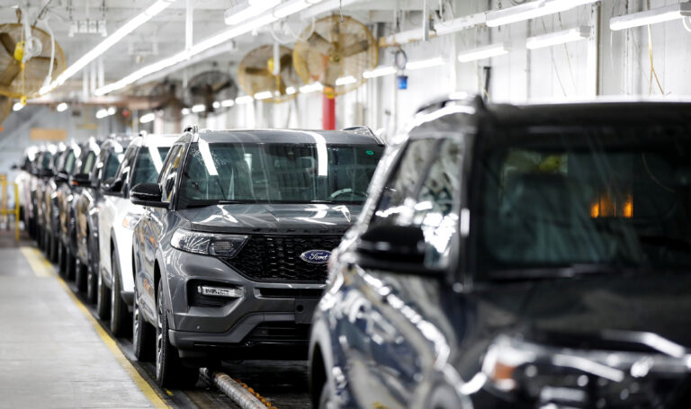 Ford limits production at North American plants due to chip shortages