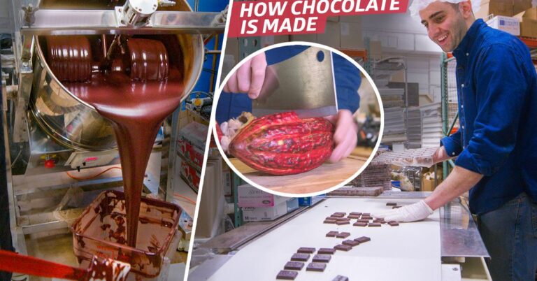 How an NYC Chocolate Factory Expertly Crafts 4,000 Bars a Day