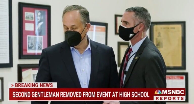 Second Gentleman Doug Emhoff Rushed Out of DC School by Secret Service After Bomb Threat