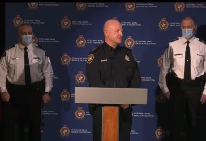 Ottawa Police Chief Warns Citizens Against Participating in “Unlawful Activities of Engaging in Demonstrations”