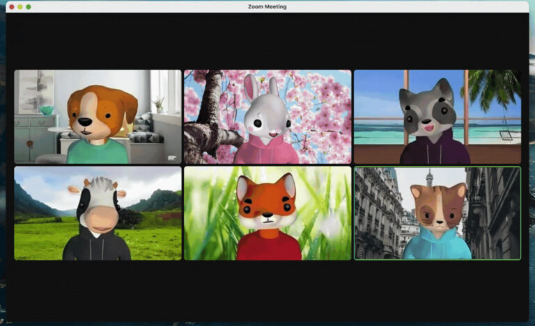 Zoom’s new animal avatars are like Animoji for meetings