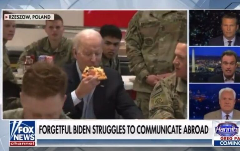 Fox News Contributor Ruthlessly Mocks Biden For Being ‘Defeated By a Slice of Jalapeño Pizza’