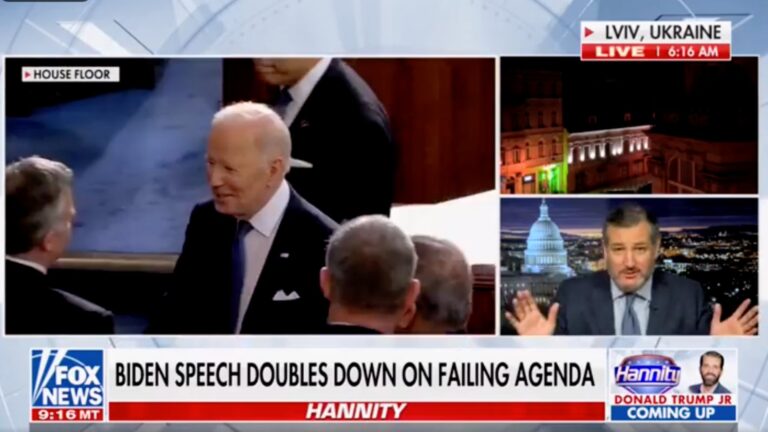 Ted Cruz Calls Biden Address ‘Most Out-Of-The-Touch State Of The Union Speech’ He’s Ever Heard