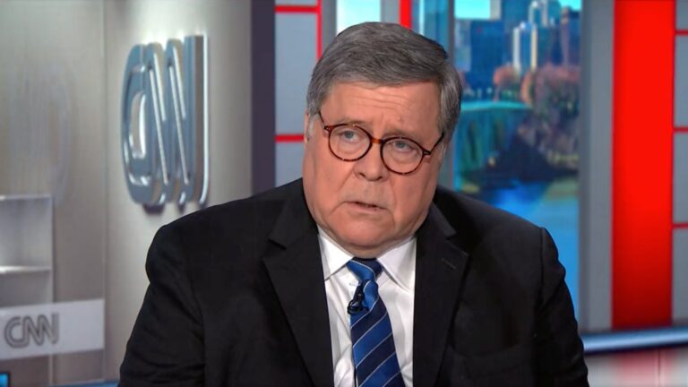 Former AG Bill Barr Tells CNN He Would Help Defeat Trump In 2024