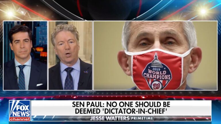 Rand Paul Proposes Amendment To Eliminate Fauci’s Government Position Entirely