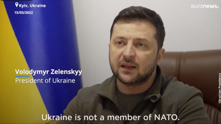 Zelensky: Ukraine ‘Must Admit’ It Won’t Join NATO. This Should Have Happened Sooner