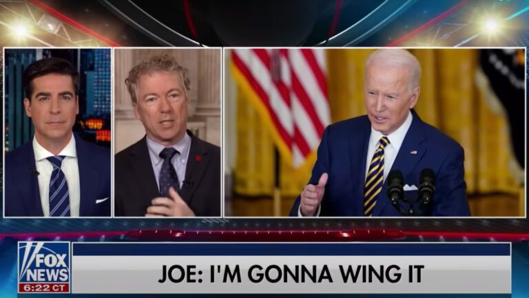 Rand Paul: Biden’s Recent Flubs Are Now A National Security Risk For America