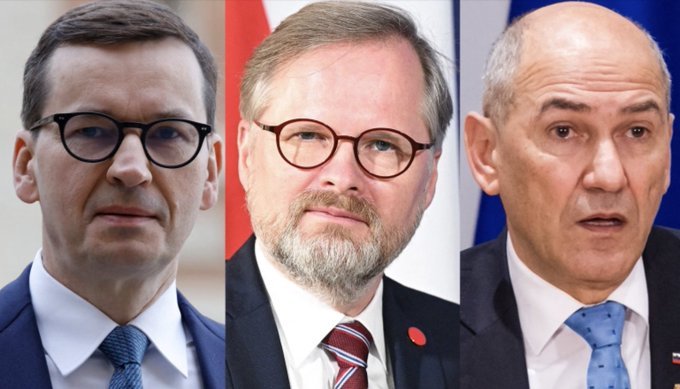 Czech, Polish and Slovenian Leaders Meet with Ukrainian President Zelensky in Kiev in Courageous Display of Support