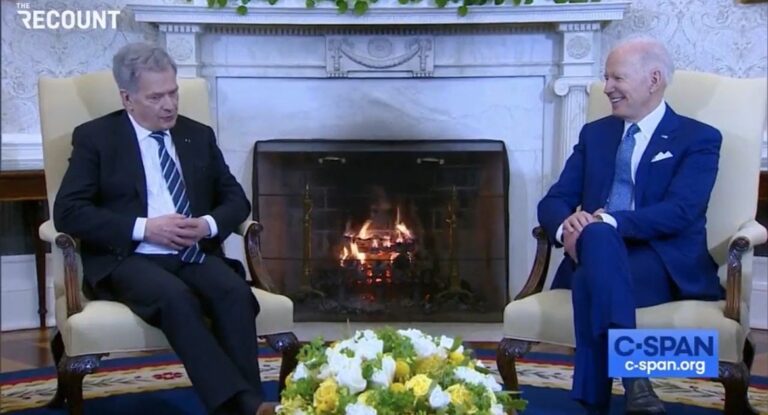 Biden Has Bizarre Exchange with Finnish President in Oval Office Meeting (VIDEO)