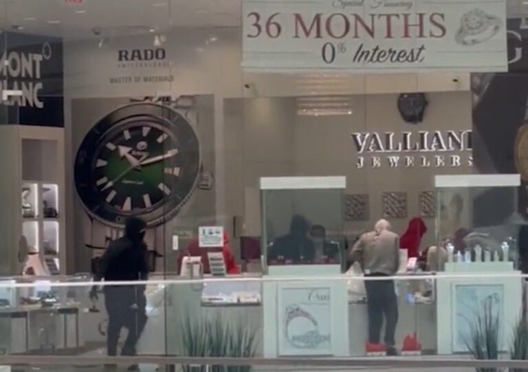 Armed Gang of Masked Black Thieves Use Hammers to Rob California Jewelry Store
