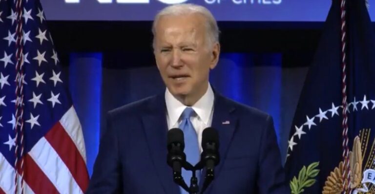 Biden Claims He Discussed Rising Gas Prices as a Kid ‘At the Kitchen Table’