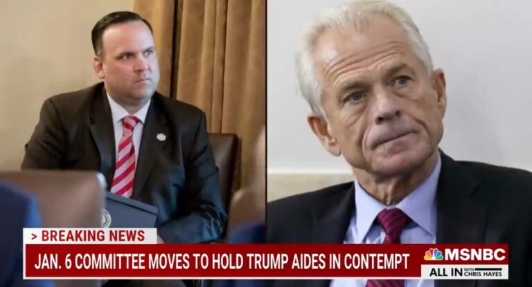 January 6 Panel Moves to Hold Trump Aides Dan Scavino, Peter Navarro in Contempt