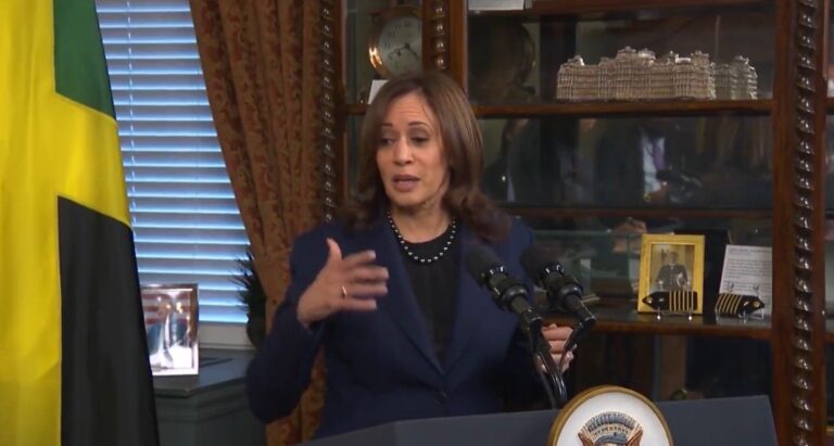 Kamala Harris Delivers Crazy Word Salad During Bilateral Meeting with Jamaican Prime Minister (VIDEO)
