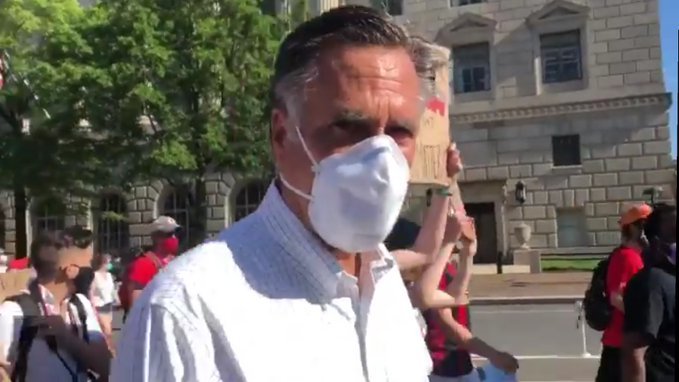 Mitt Romney Is Only Republican to Vote with Democrats to Force Toddlers to Wear Masks