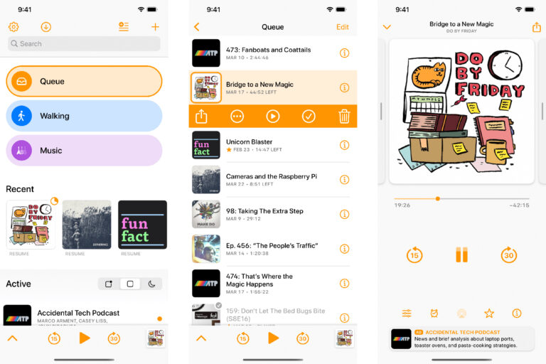 Overcast app’s big redesign helps it compete with Apple Podcasts