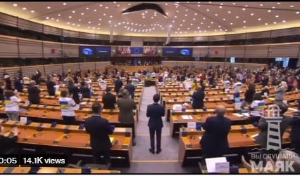 “No One Is Going to Break Us. We’re Strong. We’re Ukrainians” – Ukrainian President Zelensky Receives Standing Ovation After Addressing the European Union from Kiev (VIDEO)
