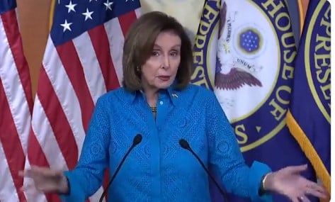 Pelosi Starts Reading Poetry by Bono on Ukraine As Americans Suffer Worst Inflation and Gas Prices in History