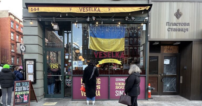 Inside Veselka: A Restaurant Rallying Point for Ukraine