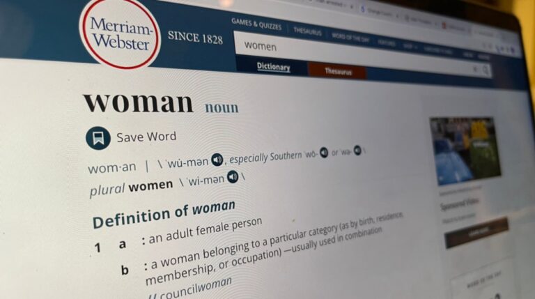 Man Arrested for Alleged Online Threats Against Merriam Webster Over Definitions of “Woman” and “Girl”