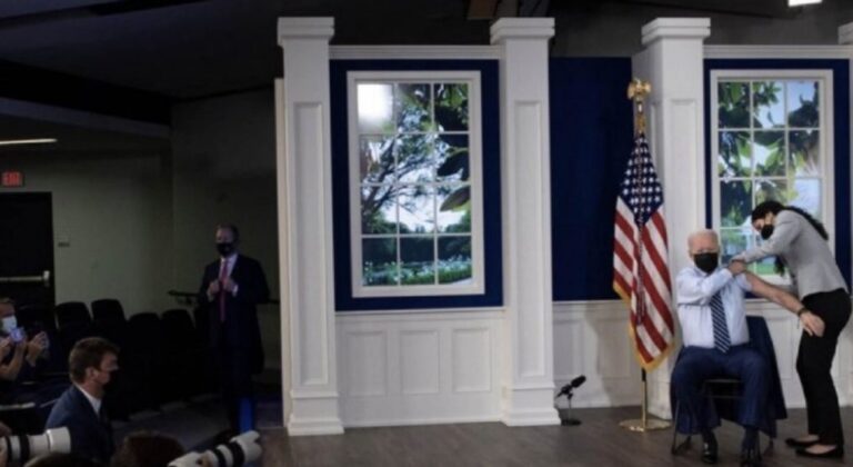 An Inside Look At Biden’s Weird And Fake White House Studio (VIDEO)