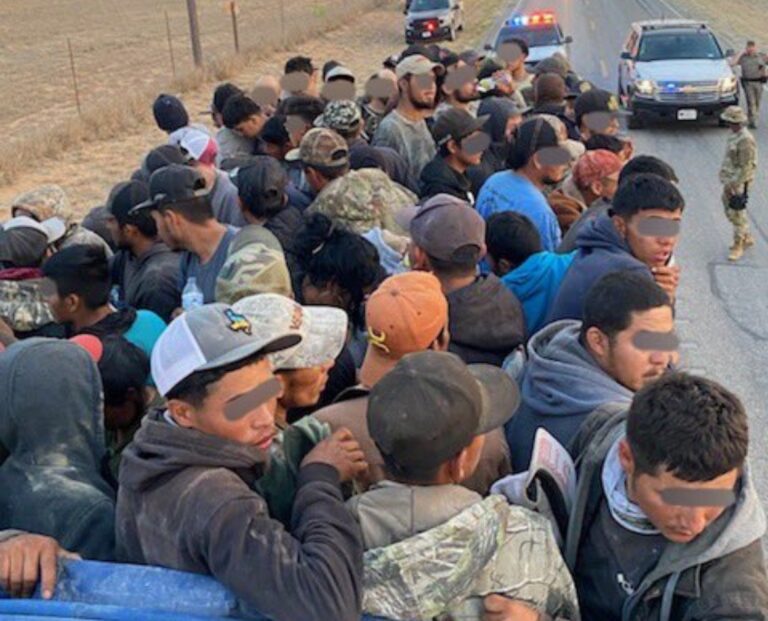 Feds Apprehend 75 Illegals Crammed in Dump Truck in Mass Smuggling Operation