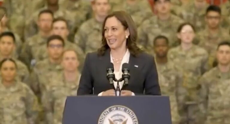 Kamala Harris Sounds Like She is Speaking to a Class of Kindergarteners in Speech at Vandenberg Space Force Base (VIDEO)