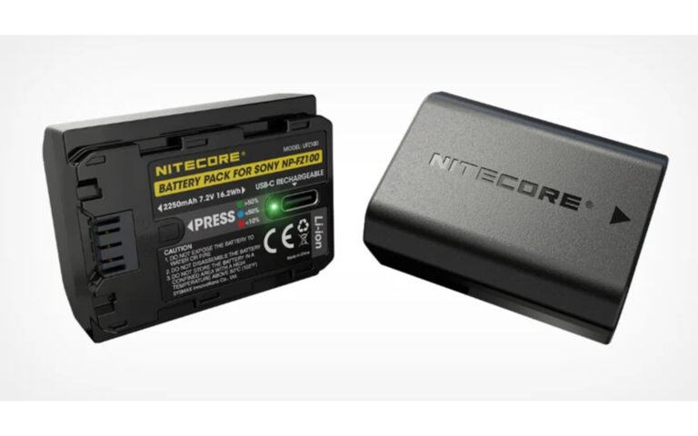 Nitecore’s new Sony camera battery charges through built-in USB-C