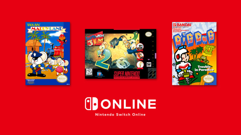 ‘Mappy-Land,’ ‘Dig Dug II’ and ‘Earthworm Jim 2’ come to Nintendo Switch Online