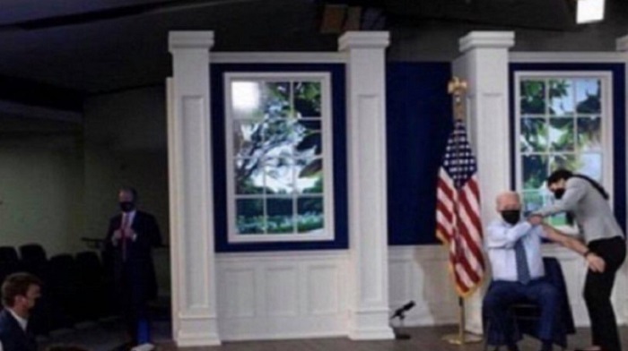 Now We Finally Know Why Biden Is Using A Fake White House Stage