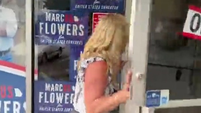 Marjorie Taylor Greene Visits Dem Candidate’s Office to Wish Them Luck, Finds Empty, Messy Sty