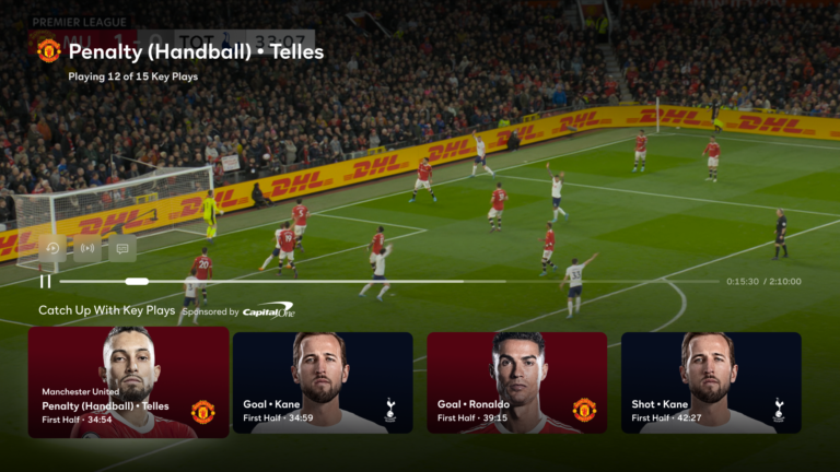 Peacock’s latest update includes a ‘Key Plays’ feature for Premier League games