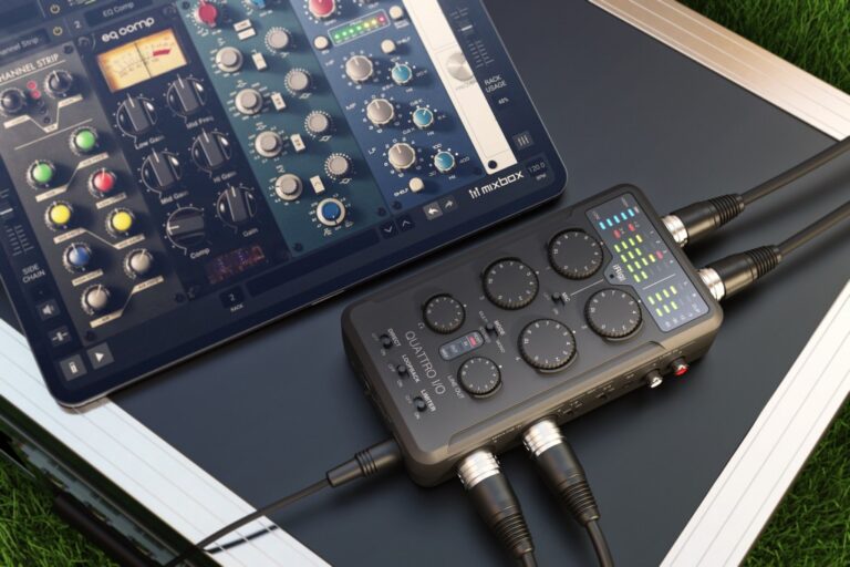 IK Multimedia’s latest mobile audio interface is designed for field recording