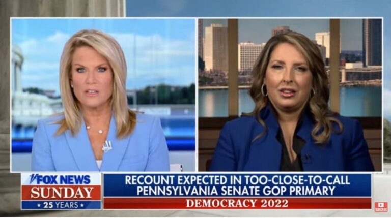 Ronna McDaniel Still Not Up for the Job – Does Not Take Election Integrity Seriously