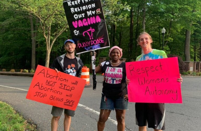 Pro-Abortion Leftists Gather Outside Clarence Thomas’s Neighborhood — Met By Eight Police Cars (Video)