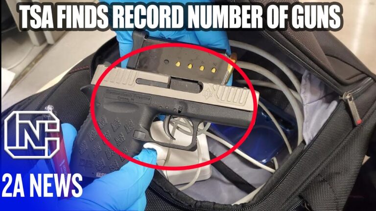 TSA Seized A Record Number Of Loaded Guns In Luggage In 2022