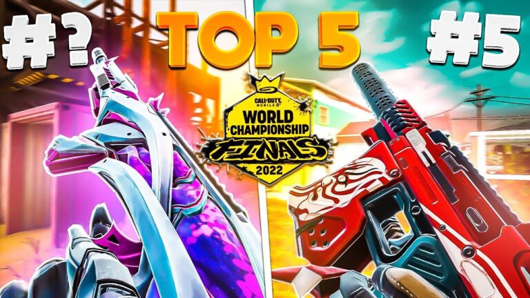 Top 5 guns in COD Mobile’s $1,700,000 tournament (Pro Builds)