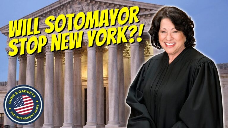 Will Justice Sotomayor Stop New York's Assault on the 2nd Amendment?!