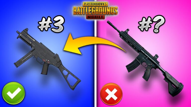 Top 10 Best Guns/Weapons in PUBG Mobile & BGMI (2022) New Tips and Tricks Guide/Tutorial